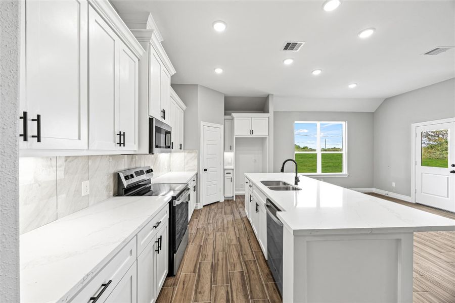 Furnished interior view inside a new home in , Prairie View (Image 8).