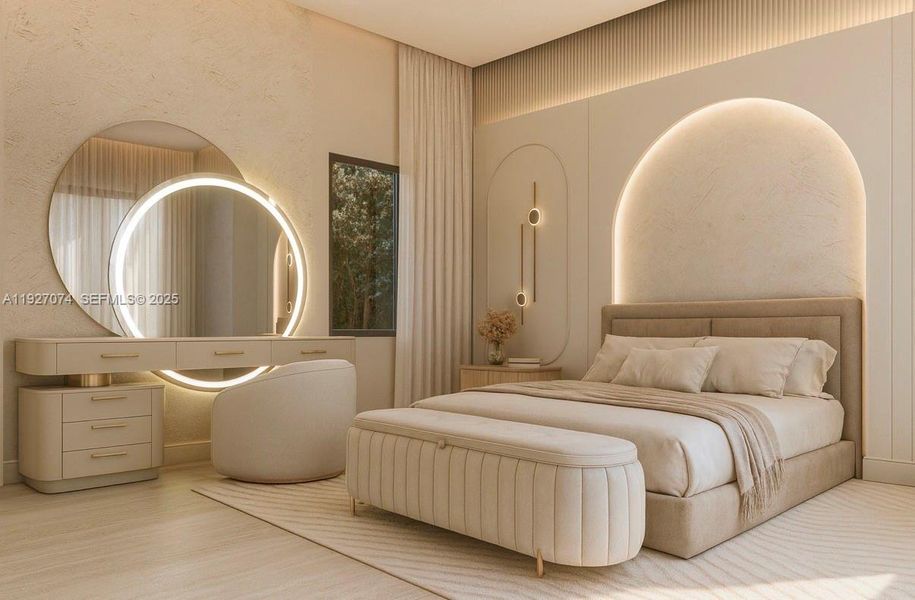 Furnished interior view inside a new home in , Lighthouse Point (Image 7).