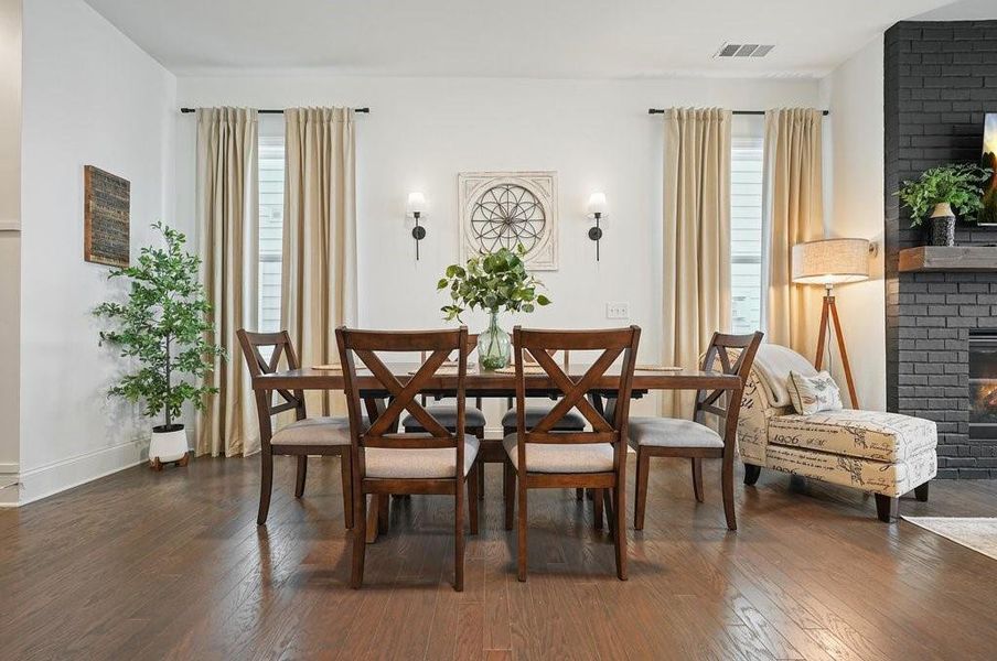 Furnished interior view inside a new home in , Canton (Image 16). Furnished interior view inside a new home in , Canton (Image 16).