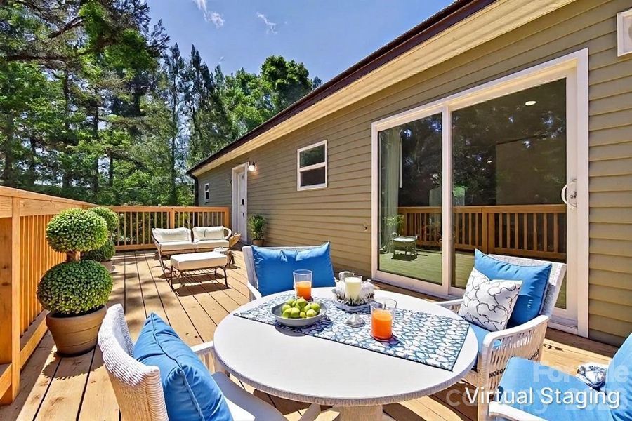 Deck Virtually Staged