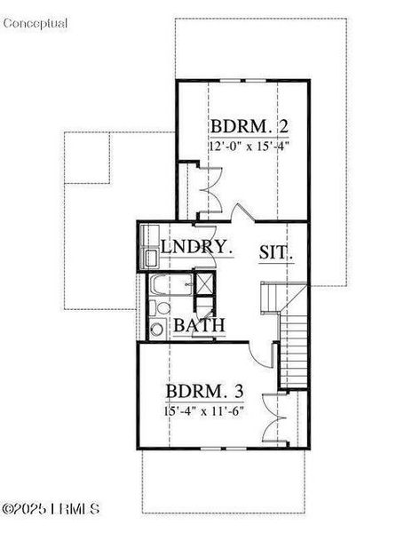 2D floor plan layout of this home in , Beaufort, SC (Image 4).