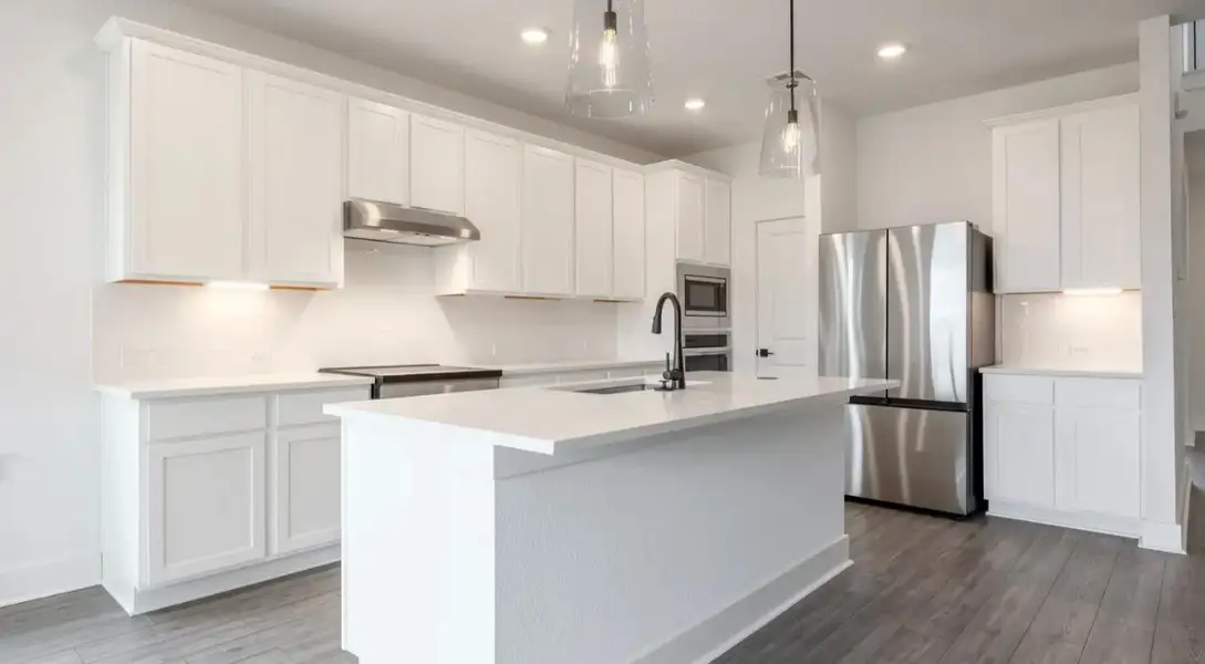 Furnished interior view inside a new home in , Kyle (Image 3).
