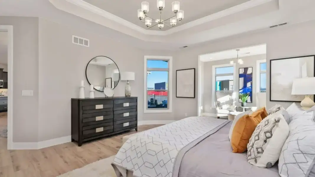 Representative furnished interior of a home built from the Portico by Eastman Homes in The Courtyards at Lupton Village, Fort Lupton (Image 8).