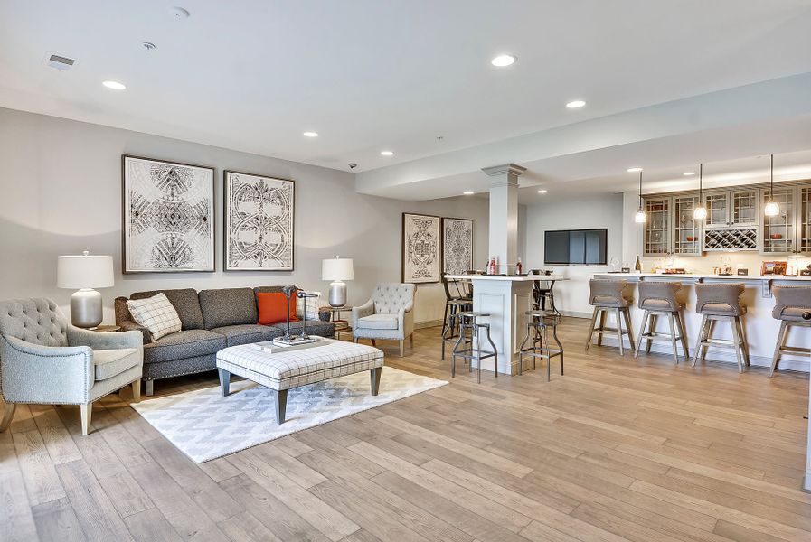 Representative furnished interior of a home built from the Jordan by Caruso Homes in Magnolia Acres, Fuquay Varina (Image 11).