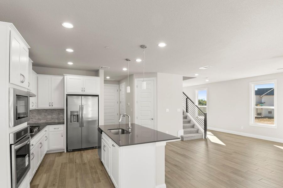 Furnished interior view inside a new home in Clear Creek, Round Rock (Image 14).