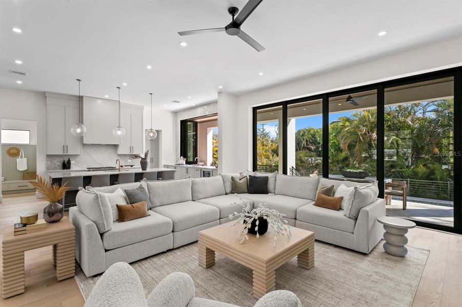 Furnished interior view inside a new home in , Tampa (Image 10). Furnished interior view inside a new home in , Tampa (Image 10).