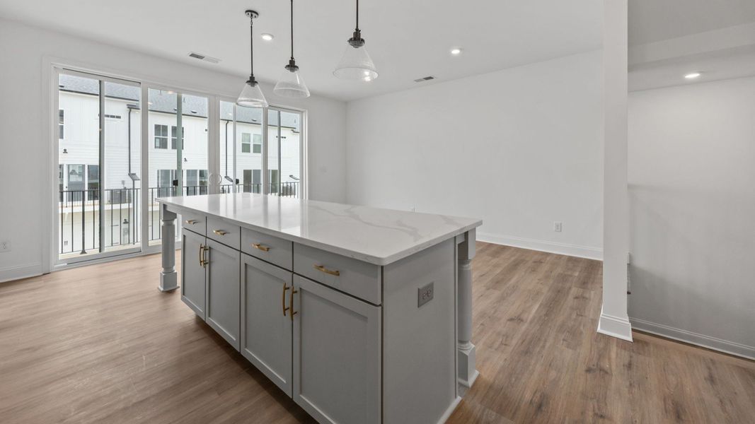 The Landon Plan in River District by DBR Homes in Charlotte, N.C - Kitchen