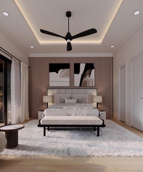 Furnished interior view inside a new home in , Houston (Image 13).