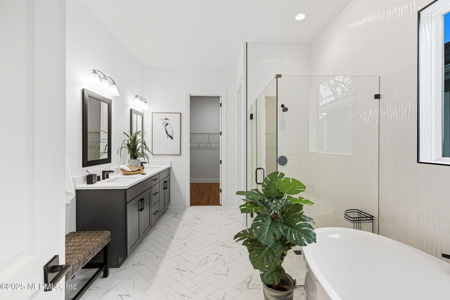 Furnished interior view inside a new home in , St. Johns (Image 17).