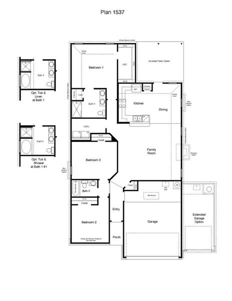 2D floor plan layout of this home in Creekfall, Burnet, TX (Image 2). 2D floor plan layout of this home in Creekfall, Burnet, TX (Image 2).