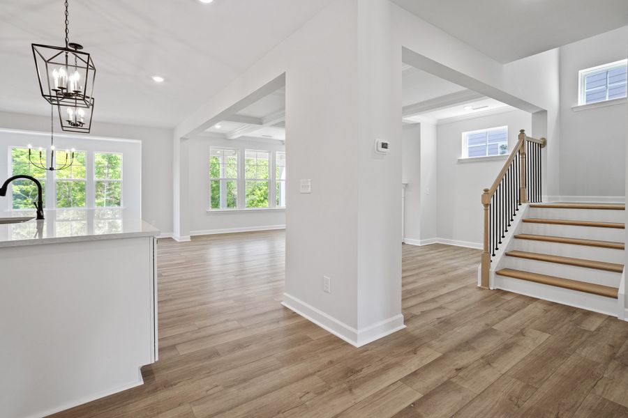 Spacious, unfurnished interior of a new home in Sweetbrier, Durham (Image 18). Spacious, unfurnished interior of a new home in Sweetbrier, Durham (Image 18).