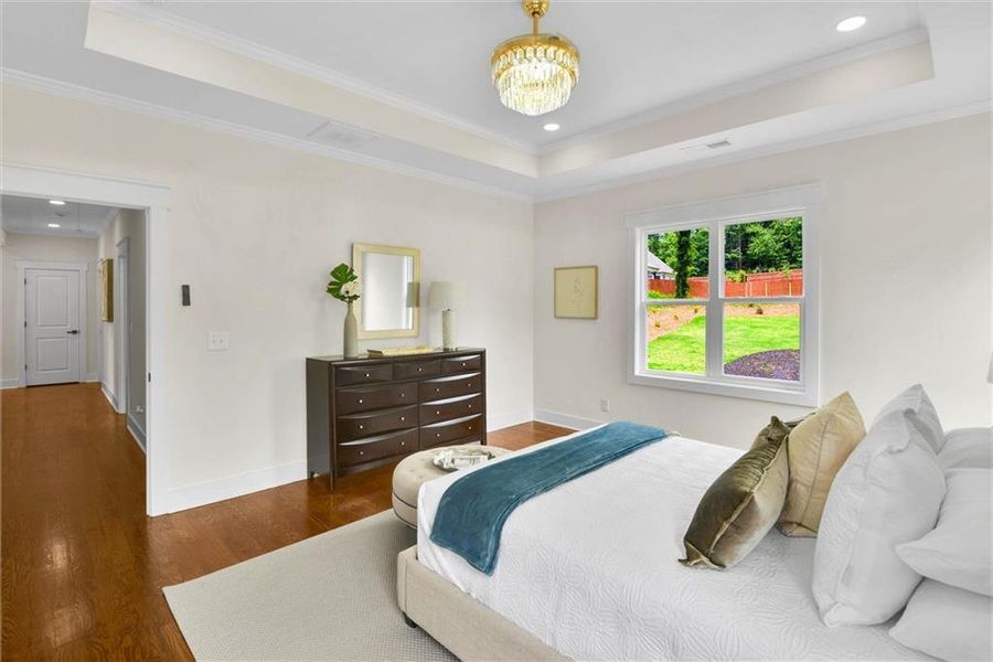 Furnished interior view inside a new home in , Snellville (Image 42).