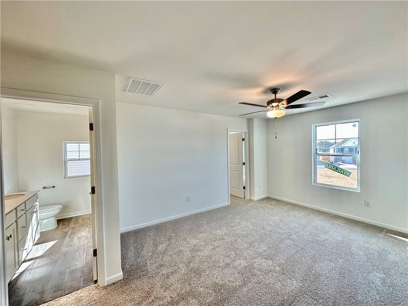 Spacious, unfurnished interior of a new home in Champions Village at Cherry Hill, Pendleton (Image 19). Spacious, unfurnished interior of a new home in Champions Village at Cherry Hill, Pendleton (Image 19).