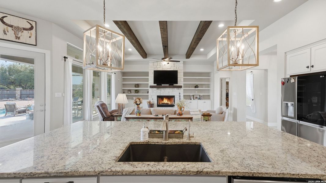 Furnished interior view inside a new home in , Spring Branch (Image 6).