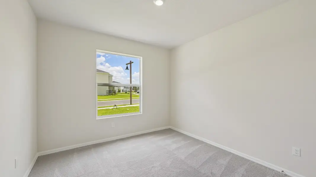 Representative unfurnished interior of a home built from the Hawthorne by D.R. Horton in Oakfield Trails, Parrish (Image 20). Representative unfurnished interior of a home built from the Hawthorne by D.R. Horton in Oakfield Trails, Parrish (Image 20).