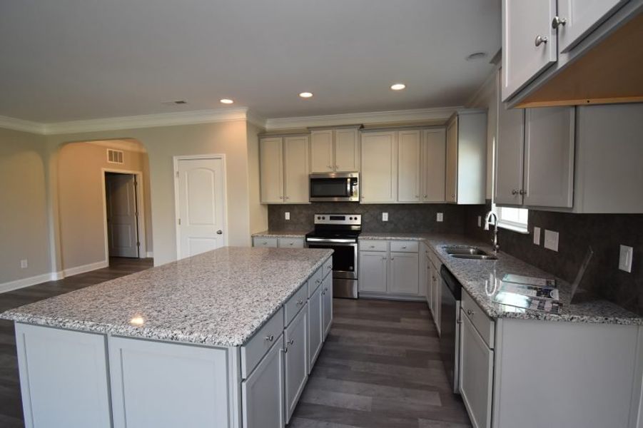 Representative furnished interior of a home built from the Newport by Keystone Homes NC in Trinity Meadows, Trinity (Image 4).