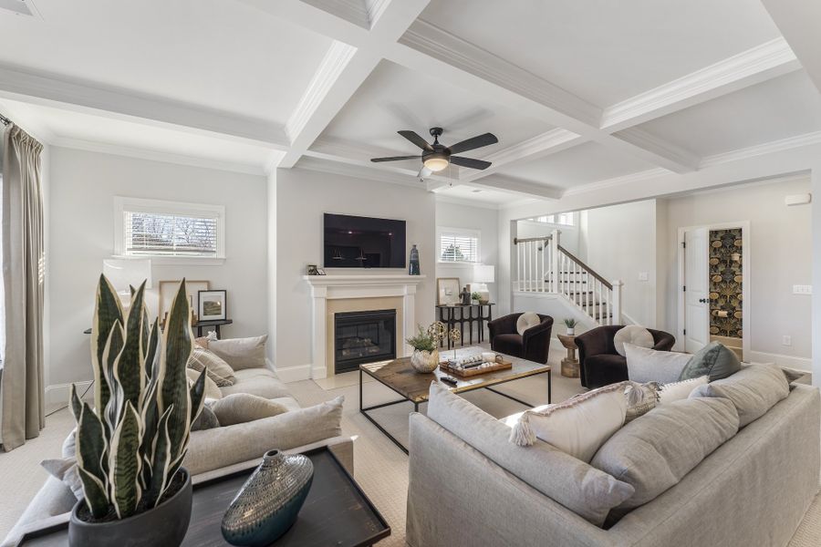 Representative furnished interior of a home built from the Webster - Vanguard Collection by Mungo Homes in Parris Meadows, Chesnee (Image 5).