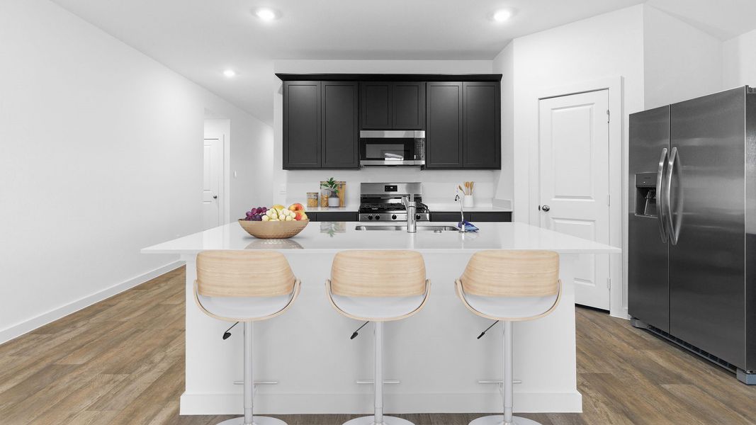 Furnished interior view inside a new home in Evergreen, Rosenberg (Image 5).