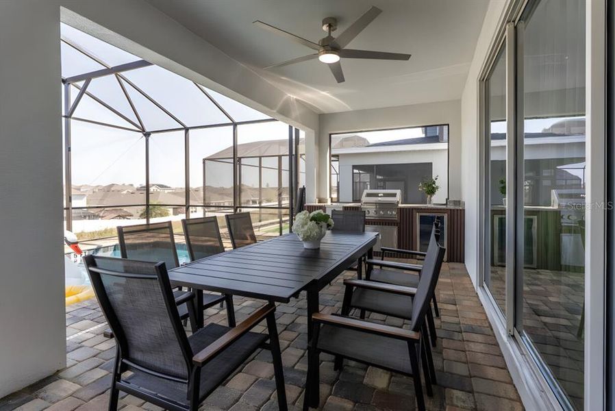 Exterior details and patio area of a home in , Davenport (Image 21).