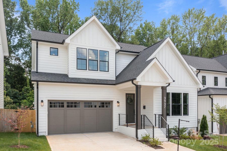 Front exterior of a new home in , Charlotte, NC, highlighting curb appeal (Image 27).