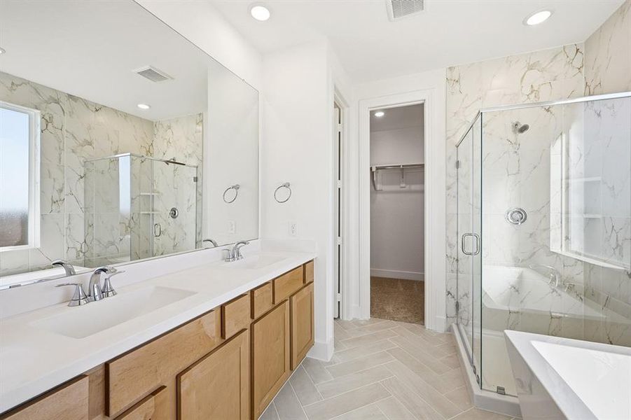 Furnished interior view inside a new home in Heritage Ranch: 50ft. lots, Sherman (Image 6).