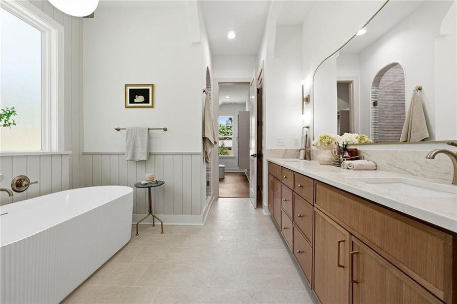 Furnished interior view inside a new home in , Powder Springs (Image 16).