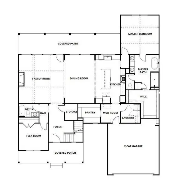 The first floor of the Nichols plan. The first floor of the Nichols plan.