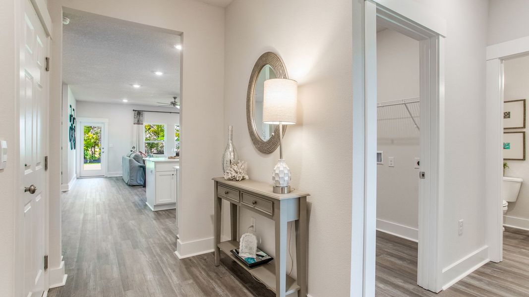 Furnished interior view inside a new home in Ashton Park Phase III, Freeport (Image 5).