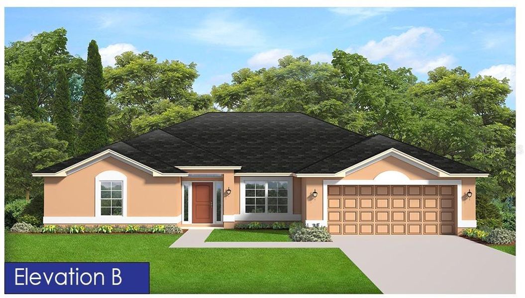 Front exterior of a new home in North Port, North Port, FL, highlighting curb appeal (Image 1).