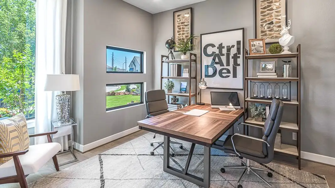 Furnished interior view inside a new home in Trillium, Richmond (Image 6).