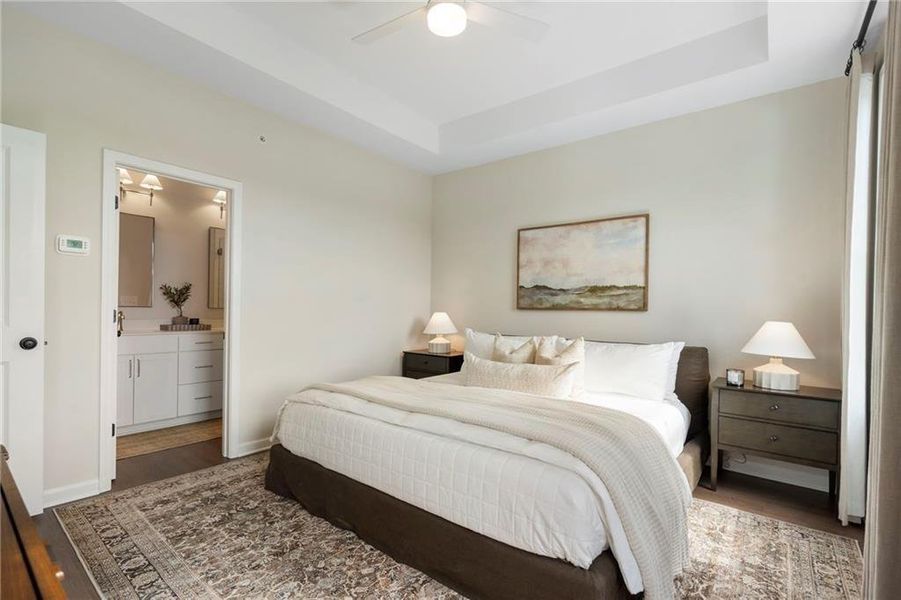 Furnished interior view inside a new home in , Alpharetta (Image 9).