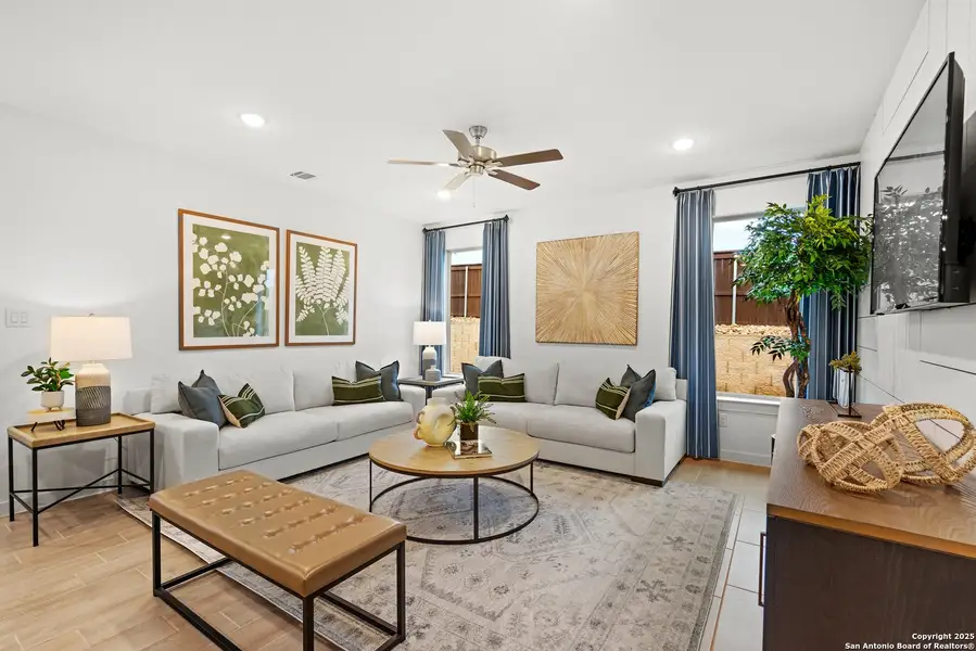 Furnished interior view inside a new home in Saddle Creek Ranch, Cibolo (Image 11). Furnished interior view inside a new home in Saddle Creek Ranch, Cibolo (Image 11).