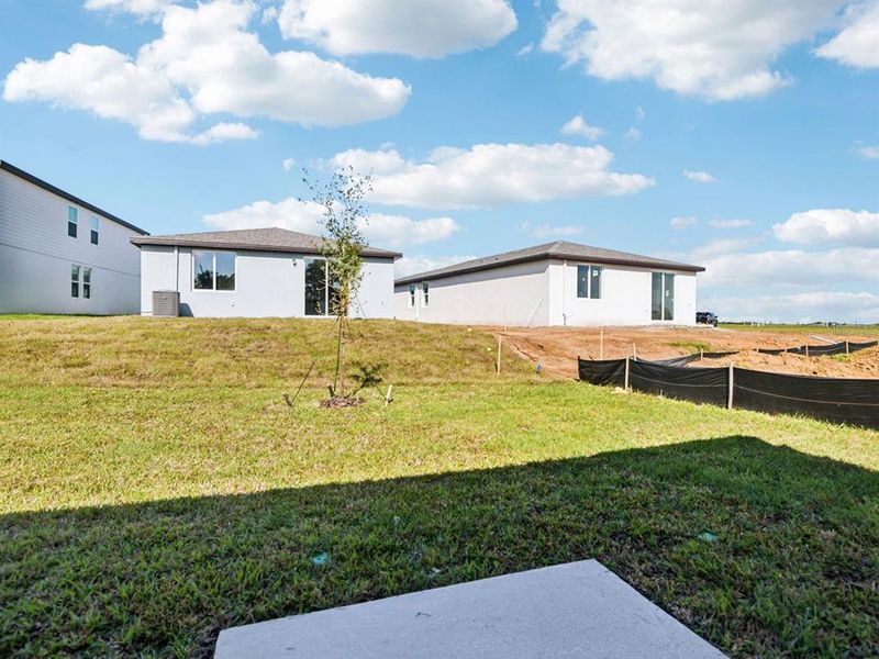 Exterior details and patio area of a home in Benton Hills - Premier Series, Brooksville (Image 23).