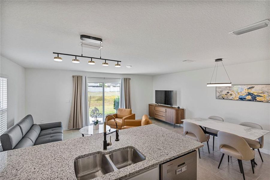 Furnished interior view inside a new home in Harmony West, St. Cloud (Image 10).