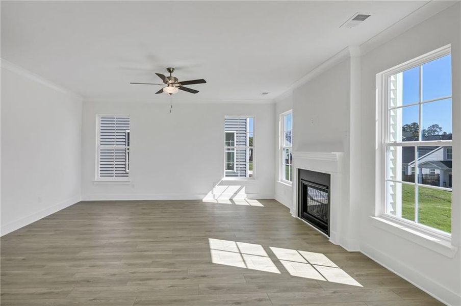 Spacious, unfurnished interior of a new home in Villas at Dawsonville, Dawsonville (Image 34).