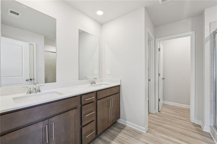 Furnished interior view inside a new home in Avalon - Reserve Series, Conyers (Image 11).