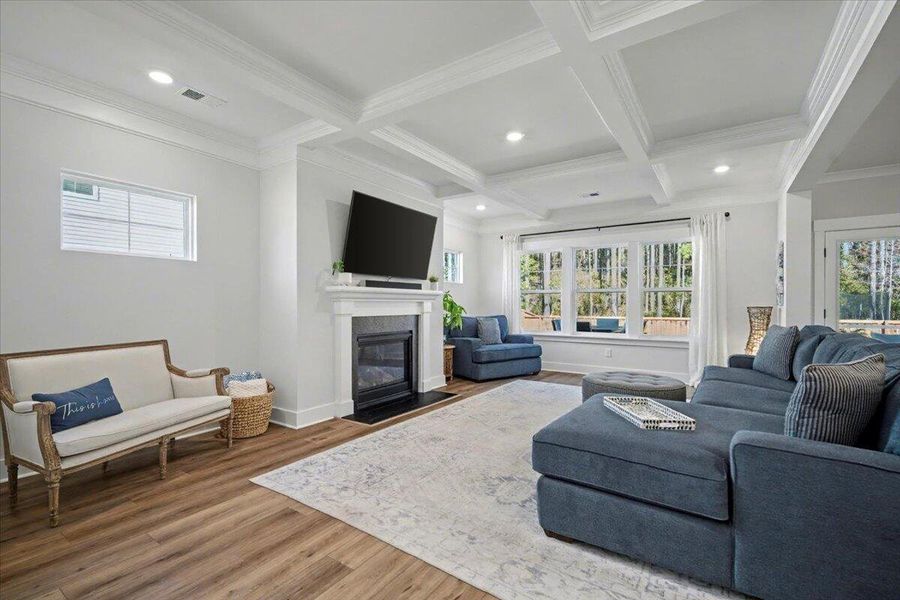 Furnished interior view inside a new home in Hewing Farms, Summerville (Image 17). Furnished interior view inside a new home in Hewing Farms, Summerville (Image 17).