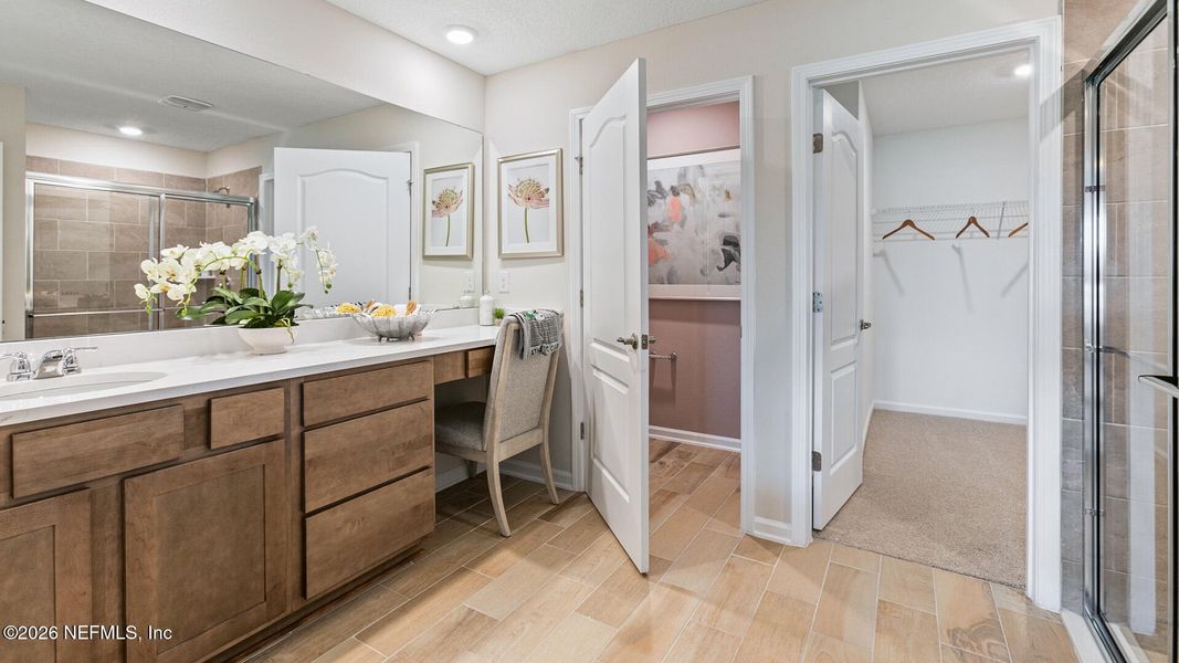Furnished interior view inside a new home in Sawmill Branch, Palm Coast (Image 9).