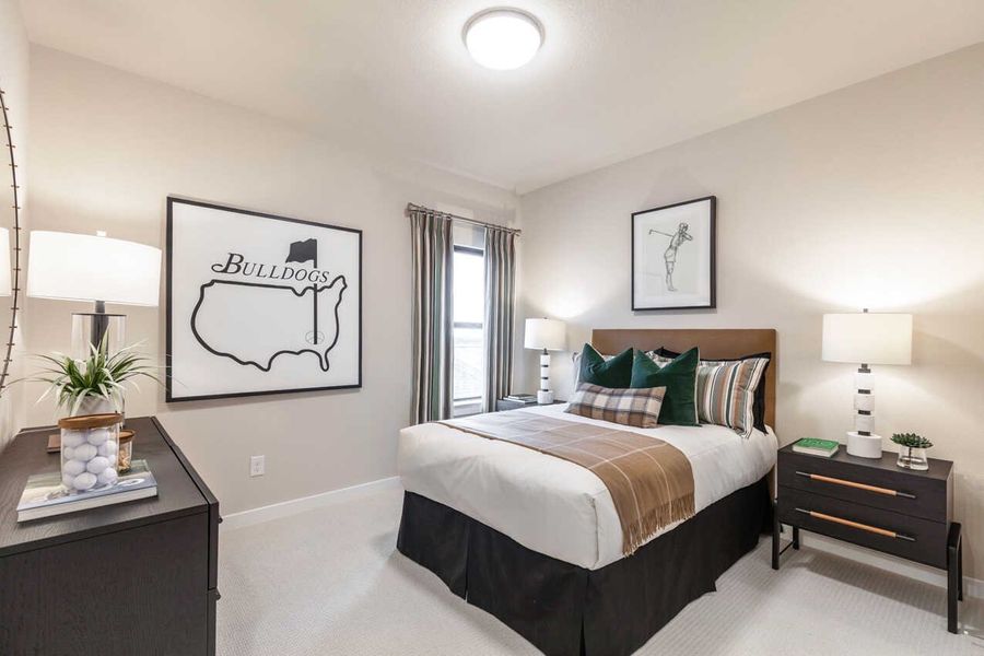 Representative Secondary Bedroom - some options shown Representative Secondary Bedroom - some options shown