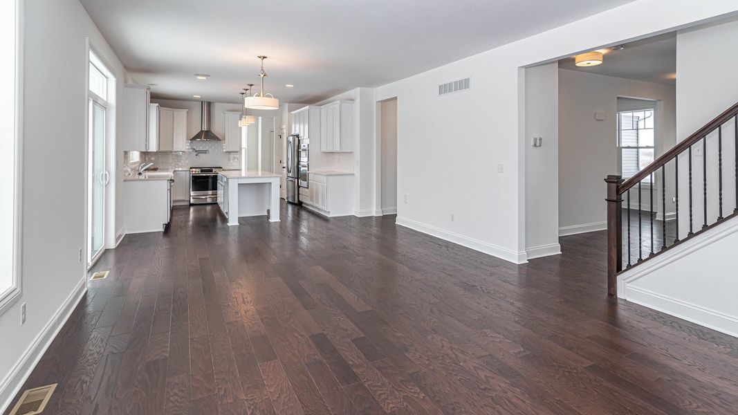 Representative unfurnished interior of a home built from the The Briarhaven III by Norfolk Homes in Coronado Estates, Jackson (Image 52).