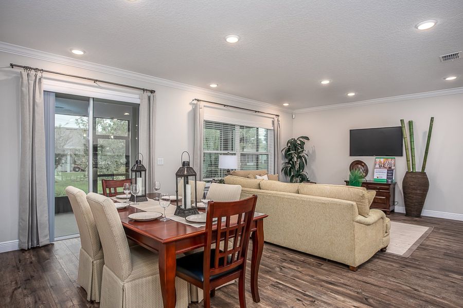 Furnished interior view inside a new home in Vero Lake Estates, Vero Beach (Image 11).