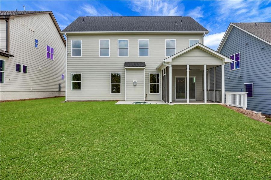 Exterior details and patio area of a home in , Loganville (Image 4).