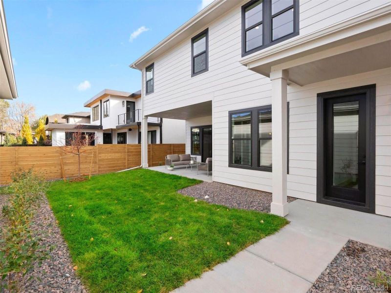 Exterior details and patio area of a home in , Denver (Image 25).