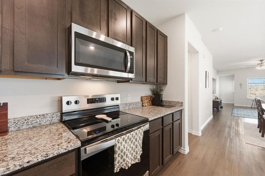 Furnished interior view inside a new home in Retreat at Fossil Creek, Fort Worth (Image 19).