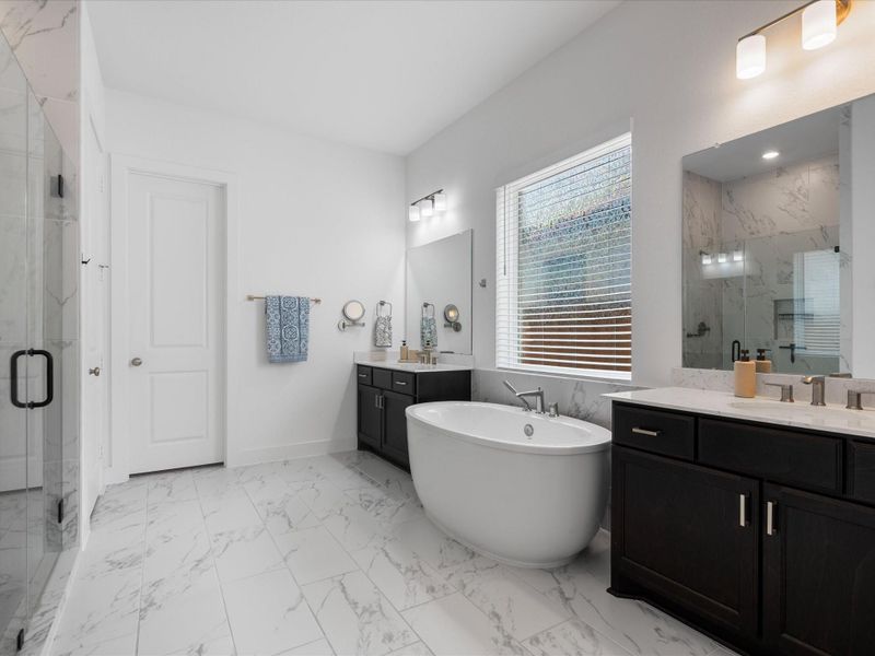 Furnished interior view inside a new home in , Spring (Image 13).