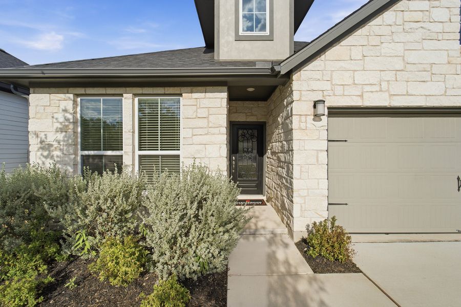Exterior details and patio area of a home in Sanctuary, Salado (Image 3).