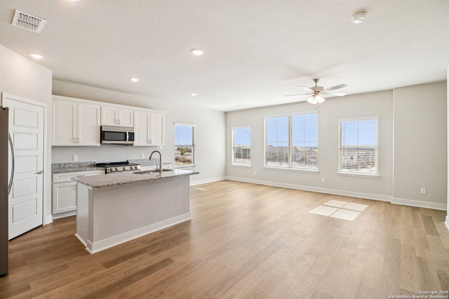 Furnished interior view inside a new home in Magnolia Village North, San Antonio (Image 15).