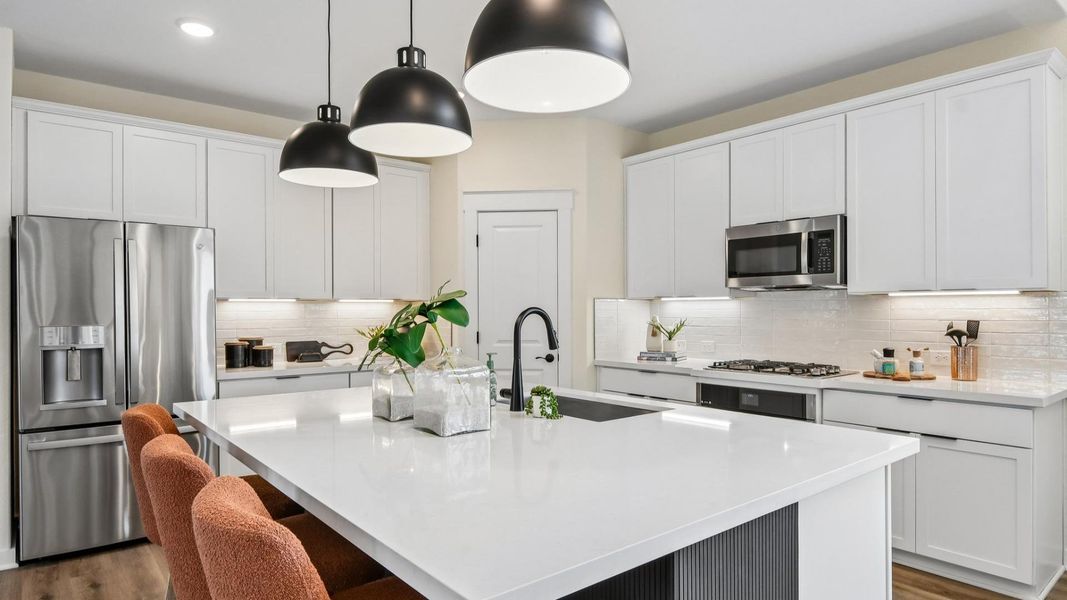 Model home photos of similar floorplans, not pictures of actual home.