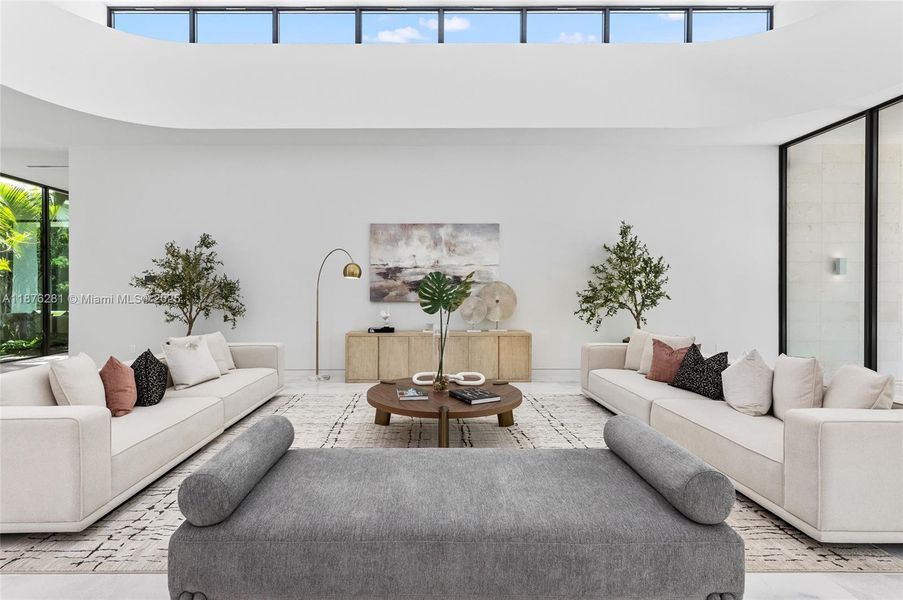 Furnished interior view inside a new home in , Southwest Ranches (Image 25).