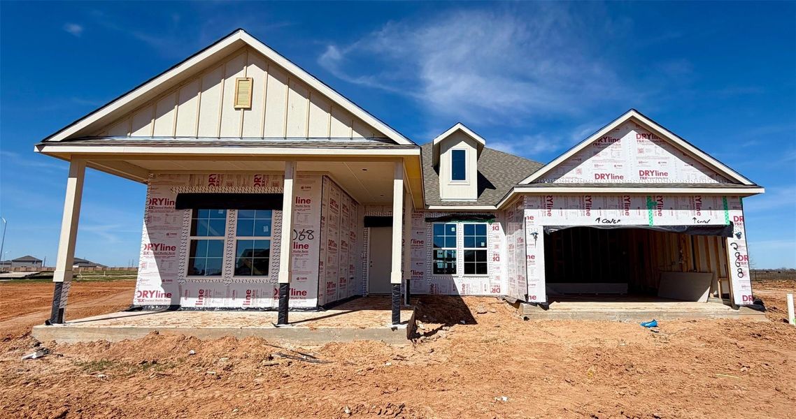 In-progress construction of a new home in Sunterra Lakes, Brookshire, TX (Image 19).